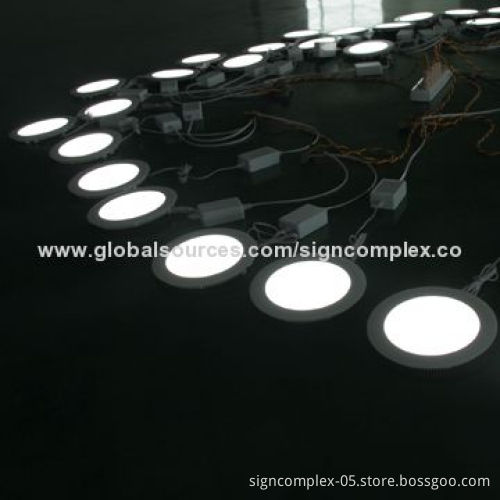 Slim LED Panel Lights with Die-casting Enclosure Material and RoHS, CE, UL Marks